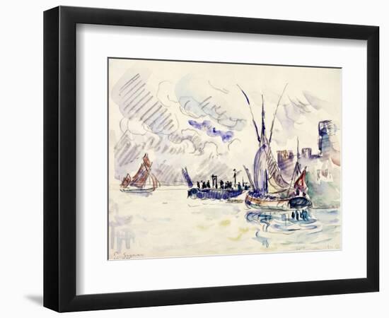 La Rochelle-Paul Signac-Framed Giclee Print