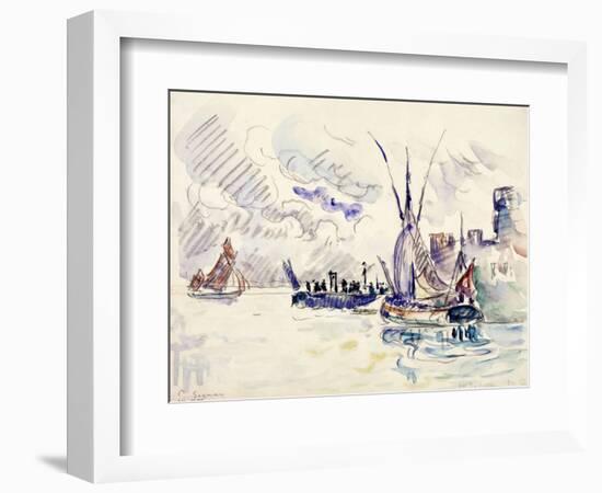 La Rochelle-Paul Signac-Framed Giclee Print