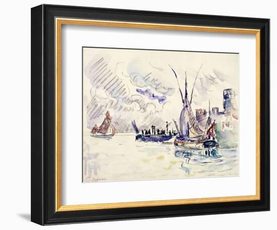 La Rochelle-Paul Signac-Framed Giclee Print