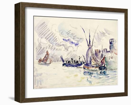 La Rochelle-Paul Signac-Framed Giclee Print