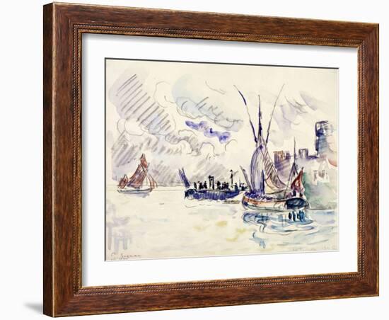 La Rochelle-Paul Signac-Framed Giclee Print