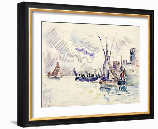 La Rochelle-Paul Signac-Framed Giclee Print