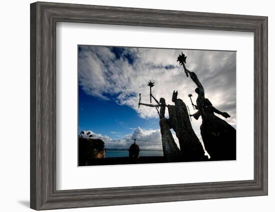 La Rogativa Sculpture, San Juan, Puerto Rico-George Oze-Framed Photographic Print