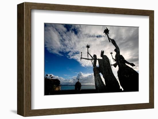 La Rogativa Sculpture, San Juan, Puerto Rico-George Oze-Framed Photographic Print