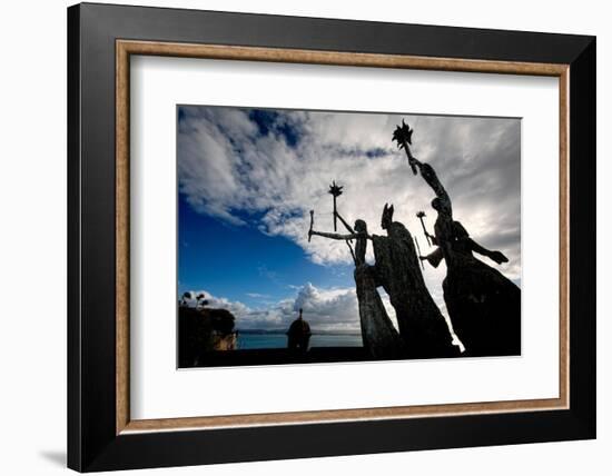 La Rogativa Sculpture, San Juan, Puerto Rico-George Oze-Framed Photographic Print