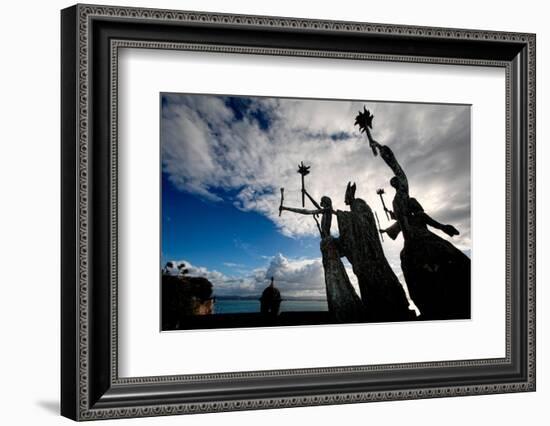 La Rogativa Sculpture, San Juan, Puerto Rico-George Oze-Framed Photographic Print