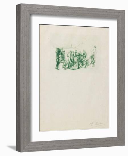 La Ronde, C. 1883-1884-Auguste Rodin-Framed Giclee Print