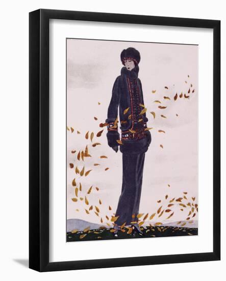 La Ronde Des Feuilles from Gazette Du Bon Ton, France, 20th Century-null-Framed Giclee Print