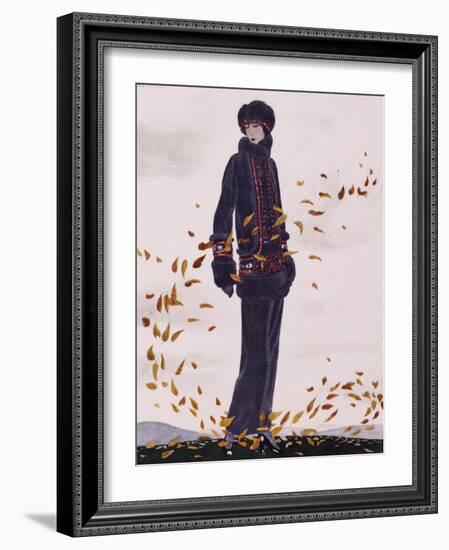 La Ronde Des Feuilles from Gazette Du Bon Ton, France, 20th Century-null-Framed Giclee Print