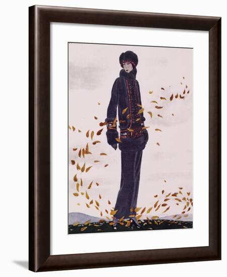 La Ronde Des Feuilles from Gazette Du Bon Ton, France, 20th Century-null-Framed Giclee Print