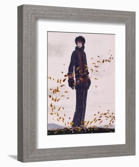 La Ronde Des Feuilles from Gazette Du Bon Ton, France, 20th Century-null-Framed Giclee Print