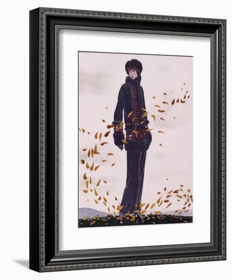 La Ronde Des Feuilles from Gazette Du Bon Ton, France, 20th Century-null-Framed Giclee Print