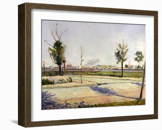 La route de Gennevilliers-Paul Signac-Framed Giclee Print