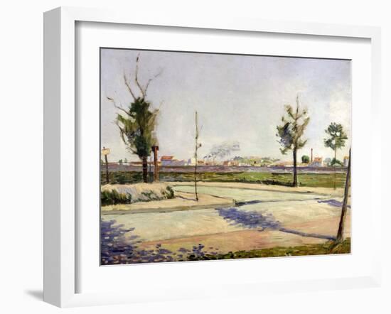 La route de Gennevilliers-Paul Signac-Framed Giclee Print