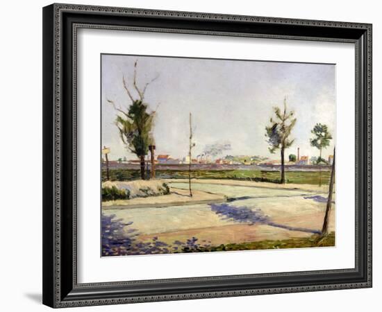 La route de Gennevilliers-Paul Signac-Framed Giclee Print