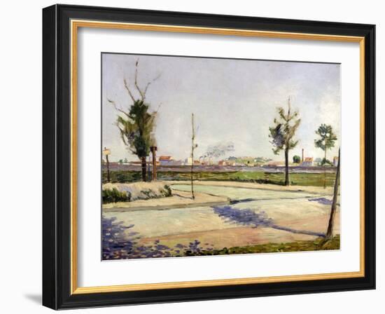 La route de Gennevilliers-Paul Signac-Framed Giclee Print