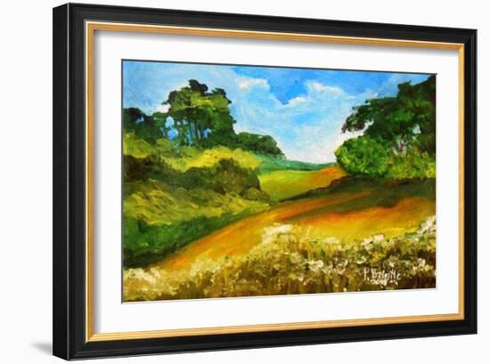 La Route De Mouline, 2015-Patricia Brintle-Framed Giclee Print