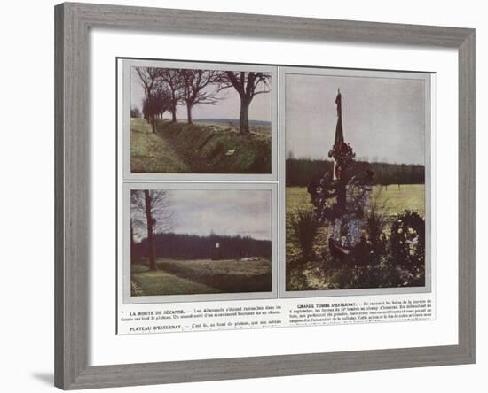 La Route De Sezanne, Grande Tombe D'Esternay, Plateau D'Esternay-Jules Gervais-Courtellemont-Framed Photographic Print