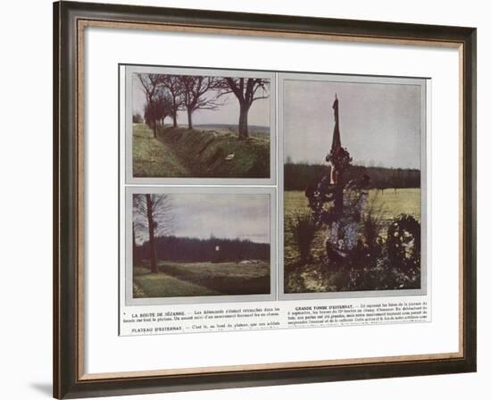 La Route De Sezanne, Grande Tombe D'Esternay, Plateau D'Esternay-Jules Gervais-Courtellemont-Framed Photographic Print