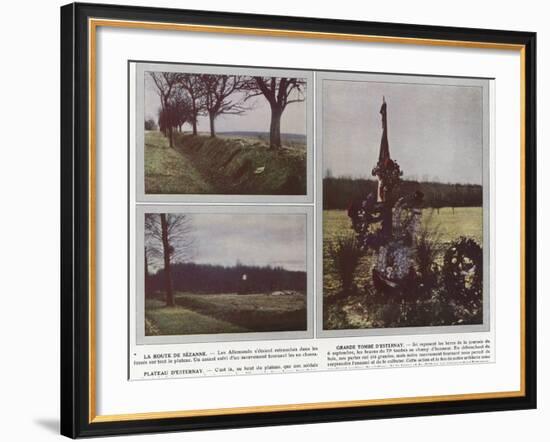 La Route De Sezanne, Grande Tombe D'Esternay, Plateau D'Esternay-Jules Gervais-Courtellemont-Framed Photographic Print