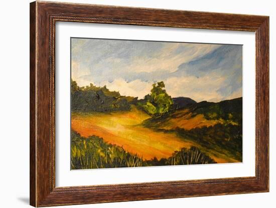 La Route De Thiote, 2014-Patricia Brintle-Framed Giclee Print