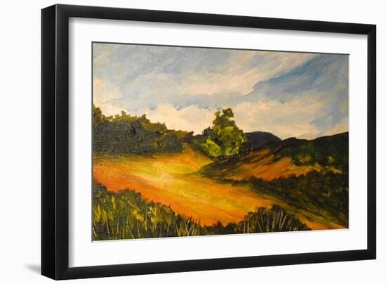 La Route De Thiote, 2014-Patricia Brintle-Framed Giclee Print