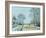 La Route, Effet de Neige, 1876-Alfred Sisley-Framed Giclee Print