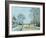 La Route, Effet de Neige, 1876-Alfred Sisley-Framed Giclee Print