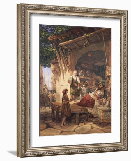 La Rue Bab-A-Zoun, Algiers-William Wyld-Framed Giclee Print