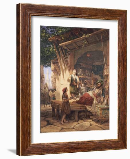 La Rue Bab-A-Zoun, Algiers-William Wyld-Framed Giclee Print