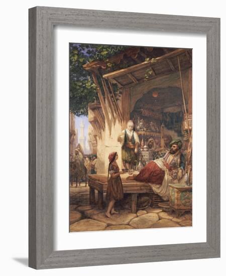 La Rue Bab-A-Zoun, Algiers-William Wyld-Framed Giclee Print