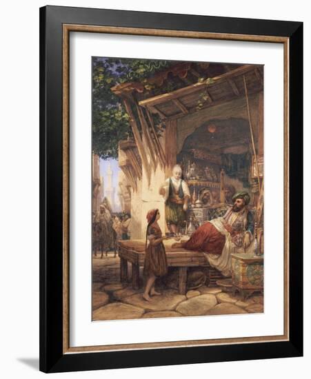 La Rue Bab-A-Zoun, Algiers-William Wyld-Framed Giclee Print