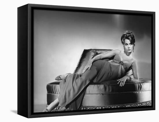 La rue chaude by EdwardDmytryk with Jane Fonda, 1962 --- Walk on the Wild Side by EdwardDmytryk wit-null-Framed Stretched Canvas