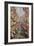 La Rue Montorgeuil, Paris, During the Celebrations of June 30, 1878-Claude Monet-Framed Giclee Print