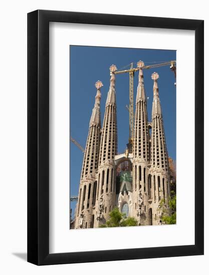 La Sagrada Familia by Antoni Gaudi, Barcelona, Spain-Sergio Pitamitz-Framed Photographic Print