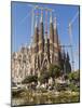 La Sagrada Familia by Antoni Gaudi, UNESCO World Heritage Site, Barcelona, Catalonia, Spain, Europe-Sergio Pitamitz-Mounted Photographic Print