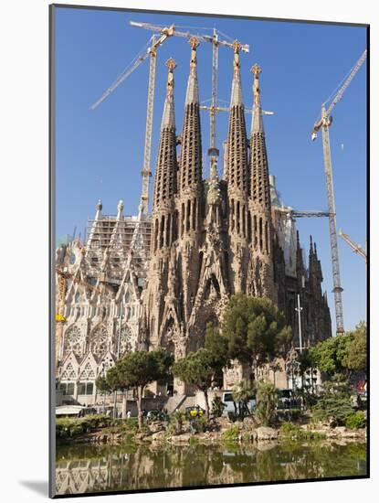La Sagrada Familia by Antoni Gaudi, UNESCO World Heritage Site, Barcelona, Catalonia, Spain, Europe-Sergio Pitamitz-Mounted Photographic Print