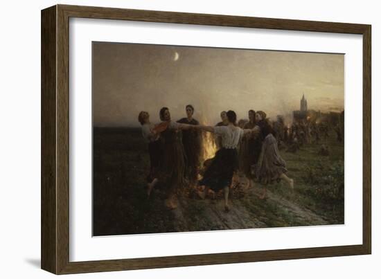 La Saint-Jean, 1875-Jules Breton-Framed Giclee Print