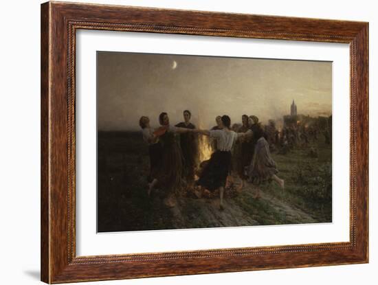 La Saint-Jean, 1875-Jules Breton-Framed Giclee Print