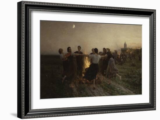 La Saint-Jean, 1875-Jules Breton-Framed Giclee Print