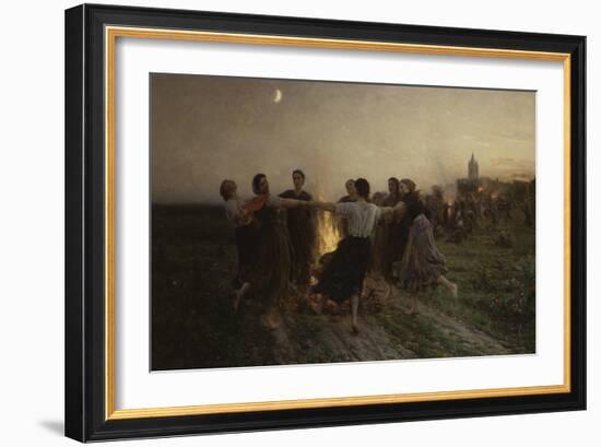 La Saint-Jean, 1875-Jules Breton-Framed Giclee Print