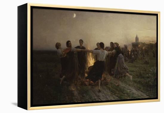 La Saint-Jean, 1875-Jules Breton-Framed Premier Image Canvas