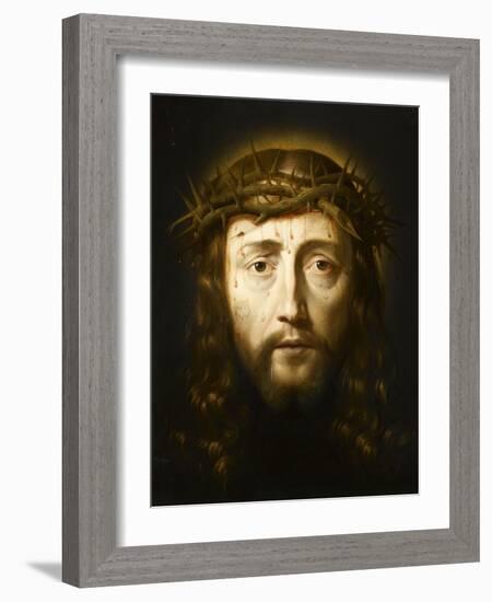 La Sainte Face couronnée d'épines-Philippe De Champaigne-Framed Giclee Print