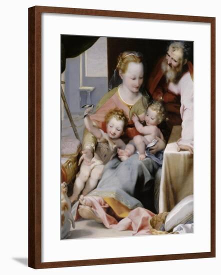 La Sainte Famille au chat-Federico Barocci-Framed Giclee Print