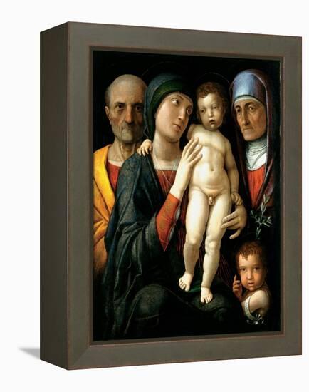 La Sainte Famille (The Holy Family) - Peinture De Andrea Mantegna (1431-1506), Huile Sur Toile (75X-Andrea Mantegna-Framed Premier Image Canvas