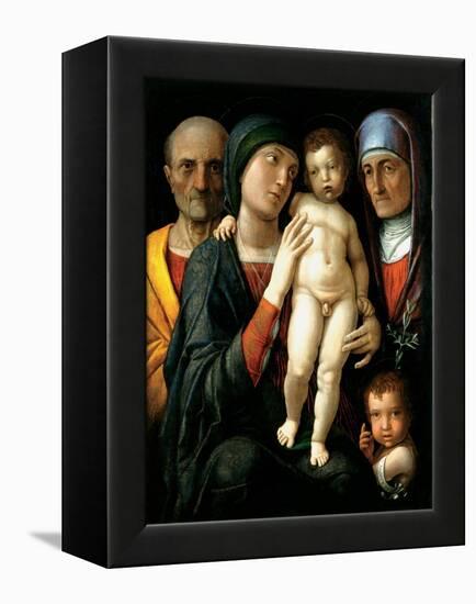 La Sainte Famille (The Holy Family) - Peinture De Andrea Mantegna (1431-1506), Huile Sur Toile (75X-Andrea Mantegna-Framed Premier Image Canvas