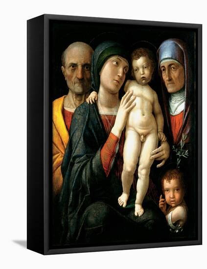 La Sainte Famille (The Holy Family) - Peinture De Andrea Mantegna (1431-1506), Huile Sur Toile (75X-Andrea Mantegna-Framed Premier Image Canvas