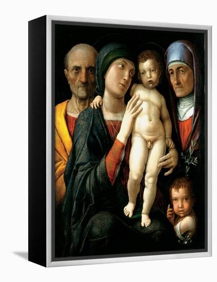 La Sainte Famille (The Holy Family) - Peinture De Andrea Mantegna (1431-1506), Huile Sur Toile (75X-Andrea Mantegna-Framed Premier Image Canvas