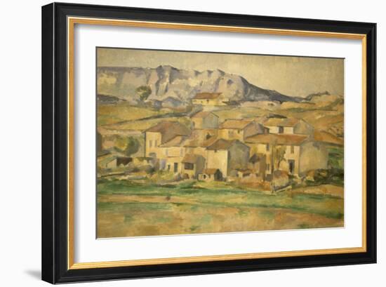 La Sainte-Victoire-Paul Cézanne-Framed Giclee Print