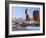 La Sal Mountains, Balanced Rock at Sunset, Arches National Park, Utah, USA-Scott T. Smith-Framed Photographic Print